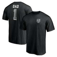 Los Angeles Kings Number One Dad Logo T-Shirt Black