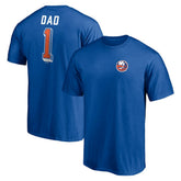 New York Islanders Number One Dad Logo T-Shirt Royal