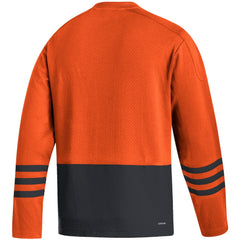 Philadelphia Flyers adidas Logo AEROREADY Pullover Sweater Orange