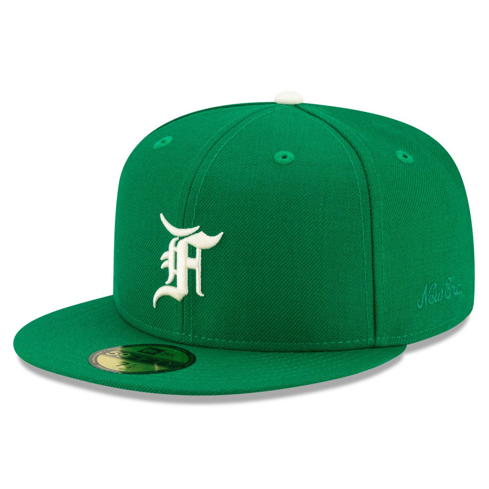 MLB Fear of God Essentials 59FIFTY Fitted Hat Kelly Green | New Era