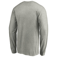 Pittsburgh Penguins Primary Logo Long Sleeve T-Shirt Heather Gray