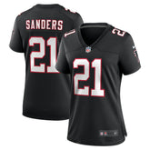 Deion Sanders Atlanta Falcons Women's Alternate Retired Player Game Jersey - Black