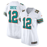 Bob Griese Miami Dolphins Women's Retired Player Jersey - White