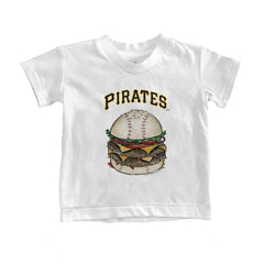 Pittsburgh Pirates Tiny Turnip Youth Burger T-Shirt White