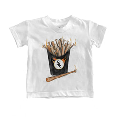 Chicago White Sox Tiny Turnip Youth Hot Bats T-Shirt White