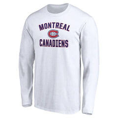 Montreal Canadiens Victory Arch Long Sleeve T-Shirt White