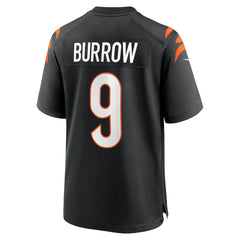 Joe Burrow Cincinnati Bengals Player Game Jersey - Black