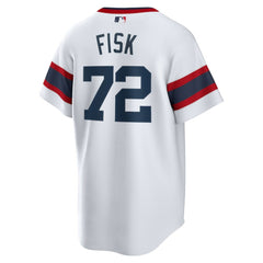 Carlton Fisk Chicago White Sox Home Cooperstown Collection Team Player Jersey - White