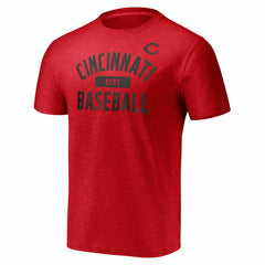 Cincinnati Reds Primary Pill Space Dye T-Shirt Red