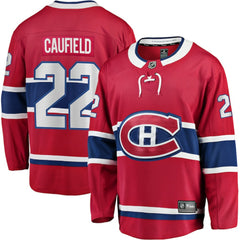 Cole Caufield Montreal Canadiens Fanatics Home Breakaway Replica Jersey Red
