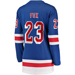 Adam Fox New York Rangers Fanatics Women's Home Breakaway Jersey Blue