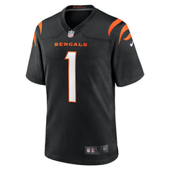 Ja'Marr Chase Cincinnati Bengals Game Jersey - Black