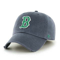 Boston Red Sox Franchise Fitted Hat Navy/Green | 47 brand
