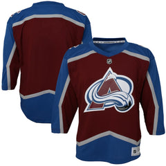 Colorado Avalanche Youth Home Blank Replica Jersey Burgundy