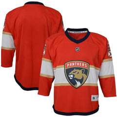 Florida Panthers Youth Home Replica Blank Jersey Red