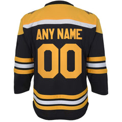 Boston Bruins Youth Home Replica Custom Jersey Black