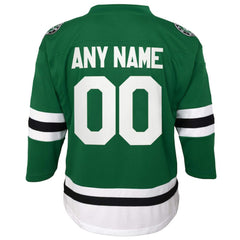 Dallas Stars Youth Home Replica Custom Jersey Green