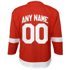 Detroit Red Wings Youth Home Replica Custom Jersey Red