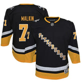Evgeni Malkin Pittsburgh Penguins Youth 2021/22 Alternate Premier Player Jersey Black