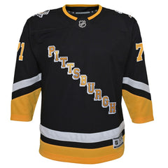 Evgeni Malkin Pittsburgh Penguins Youth 2021/22 Alternate Premier Player Jersey Black