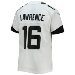 Trevor Lawrence Jacksonville Jaguars Youth Game Jersey - White