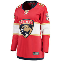 Spencer Knight Florida Panthers Fanatics Women's Home Breakaway Jersey Red