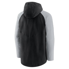 Chicago White Sox Authentic Collection Performance Raglan Full-Zip Hoodie Black/Gray | Nike