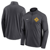 Athletics Diamond Icon Pacer Performance Quarter-Zip Windbreaker Top Anthracite | Nike