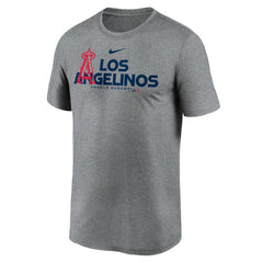 Los Angeles Angels Local Rep Legend Performance T-Shirt Heathered Charcoal | Nike