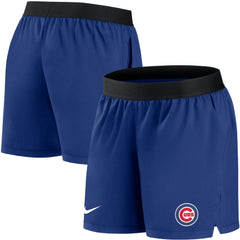 Chicago Cubs Women's Authentic Collection Flex Vent Max Performance Shorts Royal | Nike