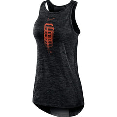 San Francisco Giants Women's Logo Fade High Neck Performance Tank Top Black | Nike