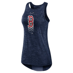 Boston Red Sox Women's Logo Fade High Neck Performance Tank Top Navy | Nike