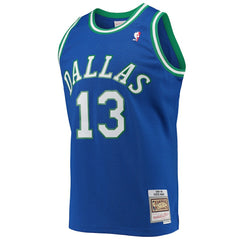 Steve Nash Dallas Mavericks 1998/99 Hardwood Classics Swingman Jersey sale - Blue