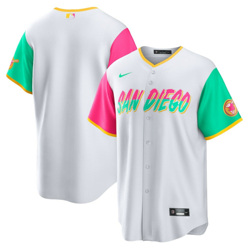 San Diego Padres City Connect Replica Team Jersey White | Nike