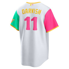 Yu Darvish San Diego Padres City Connect Replica Player Jersey - White