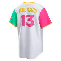 Manny Machado San Diego Padres City Connect Replica Player Jersey - White