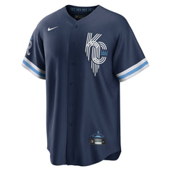Salvador Perez Kansas City Royals City Connect Replica Player Jersey - Navy