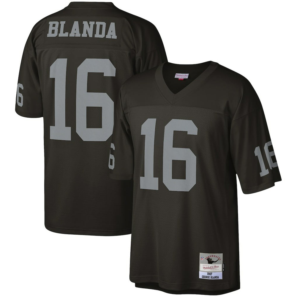 George Blanda Las Vegas Raiders Legacy Replica Jersey - Black for sale