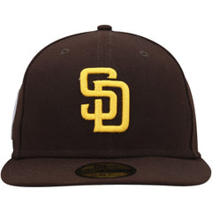 San Diego Padres 9/11 Memorial Side Patch 59FIFTY Fitted Hat Brown | New Era