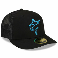 Miami Marlins 2023 Batting Practice 59FIFTY Fitted Hat Black | New Era