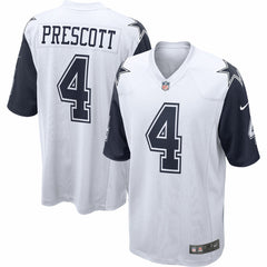 Dak Prescott Dallas Cowboys Alternate Game Team Jersey - White