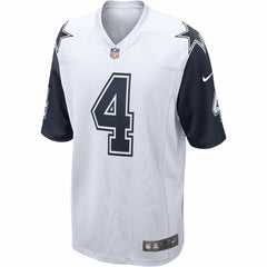Dak Prescott Dallas Cowboys Alternate Game Team Jersey - White