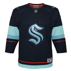 Seattle Kraken Youth Home Premier Jersey Navy