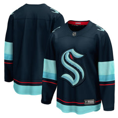 Seattle Kraken Fanatics Home Breakaway Jersey Deep Sea Blue