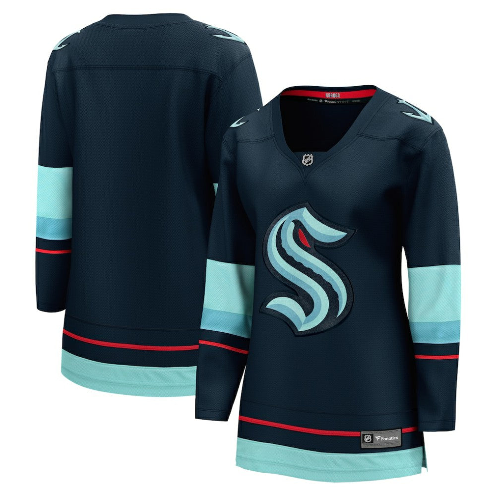 Seattle Kraken Fanatics Women's Home Breakaway Jersey Navy