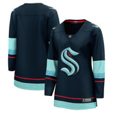 Seattle Kraken Fanatics Women's Home Breakaway Jersey Navy