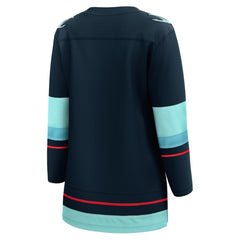 Seattle Kraken Fanatics Women's Home Breakaway Jersey Navy