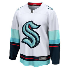 Seattle Kraken Fanatics Away Breakaway Jersey White