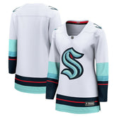 Seattle Kraken Fanatics Women's Away Breakaway Jersey White