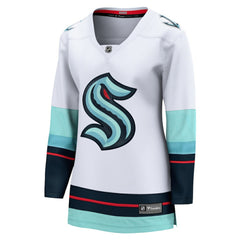 Seattle Kraken Fanatics Women's Away Breakaway Jersey White